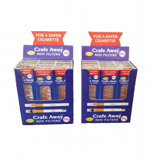 24 x packs of Crafe Away Standard Cigarette filters
