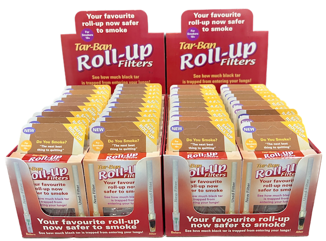 48 x packs of TarBan Roll up Filters