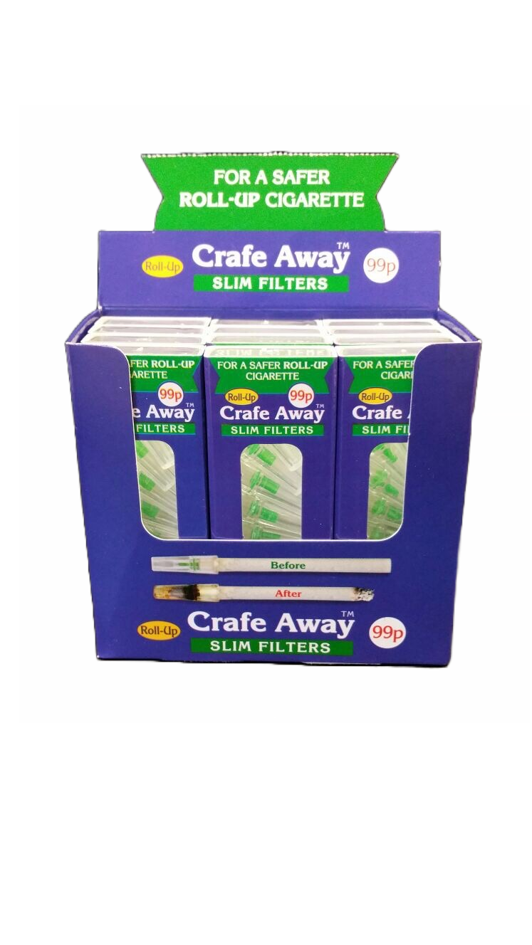 12 x packs of Crafe Away Roll Up filters