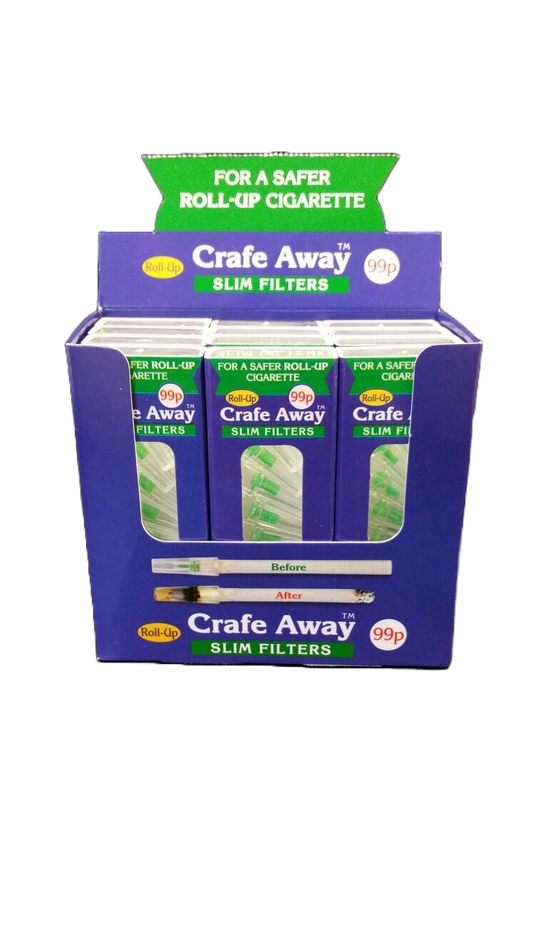 12 x packs of Crafe Away Roll Up filters