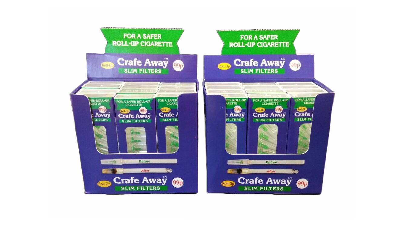 24 x packs of Crafe Away Roll up filters